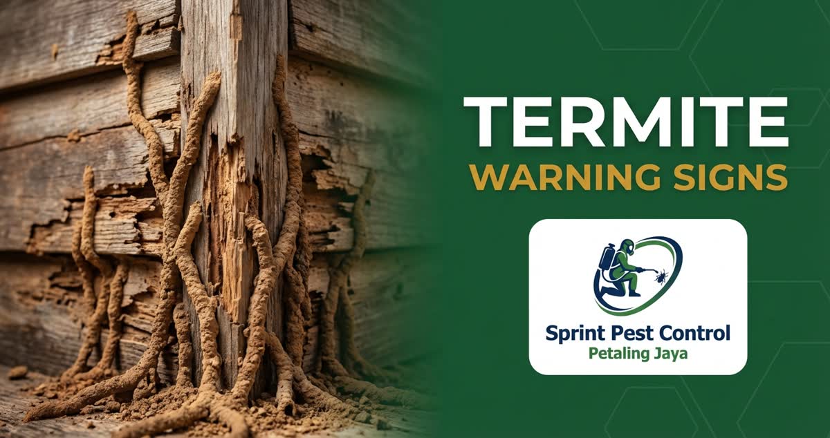 Signs of termite infestation in Malaysian homes