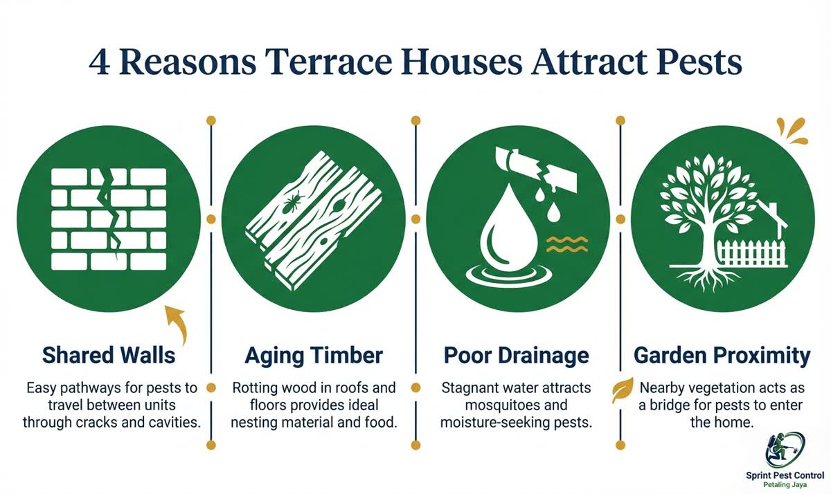 4 reasons terrace houses attract pests infographic