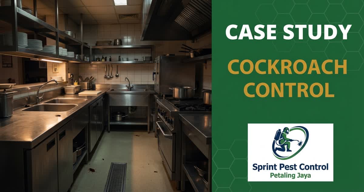Cockroach control for restaurant in Damansara Jaya