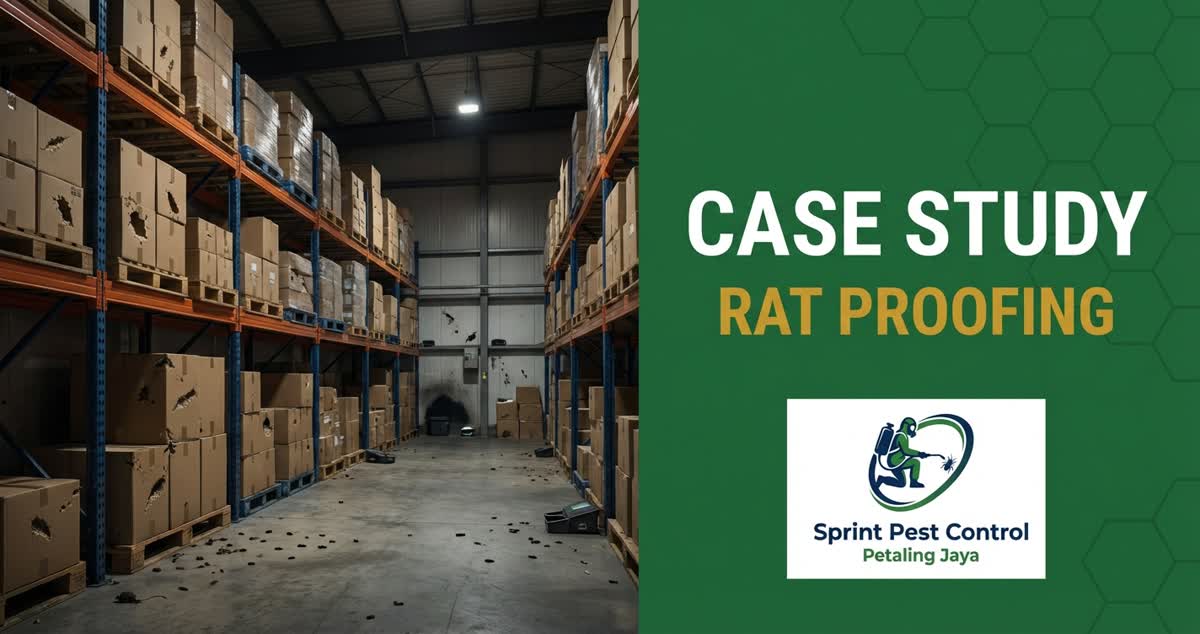 Rat proofing for warehouse in Kota Damansara