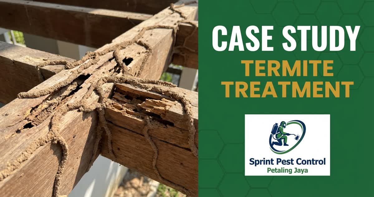 Termite treatment for semi-D in Ara Damansara
